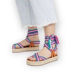 New in Box, Isabel Marant Malay Espadrille Sandals, Size 40EU, Flatform